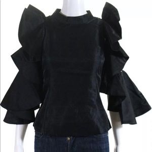NEW! WHY dress ruffle Top M